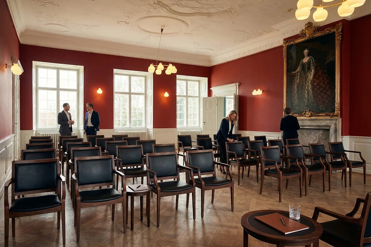 Konference i Riddersalen på Charlottenlund Slot